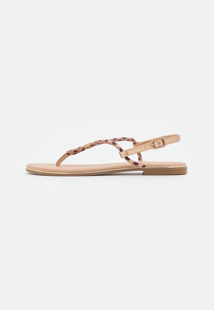 Sandale ANNA FIELD Anna Field T-bar Sandals Rose Doré Femme | UZJ-2655305